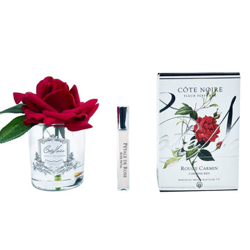 Cote Noire Perfumed Single Red Rose Clear Gel Air Freshener