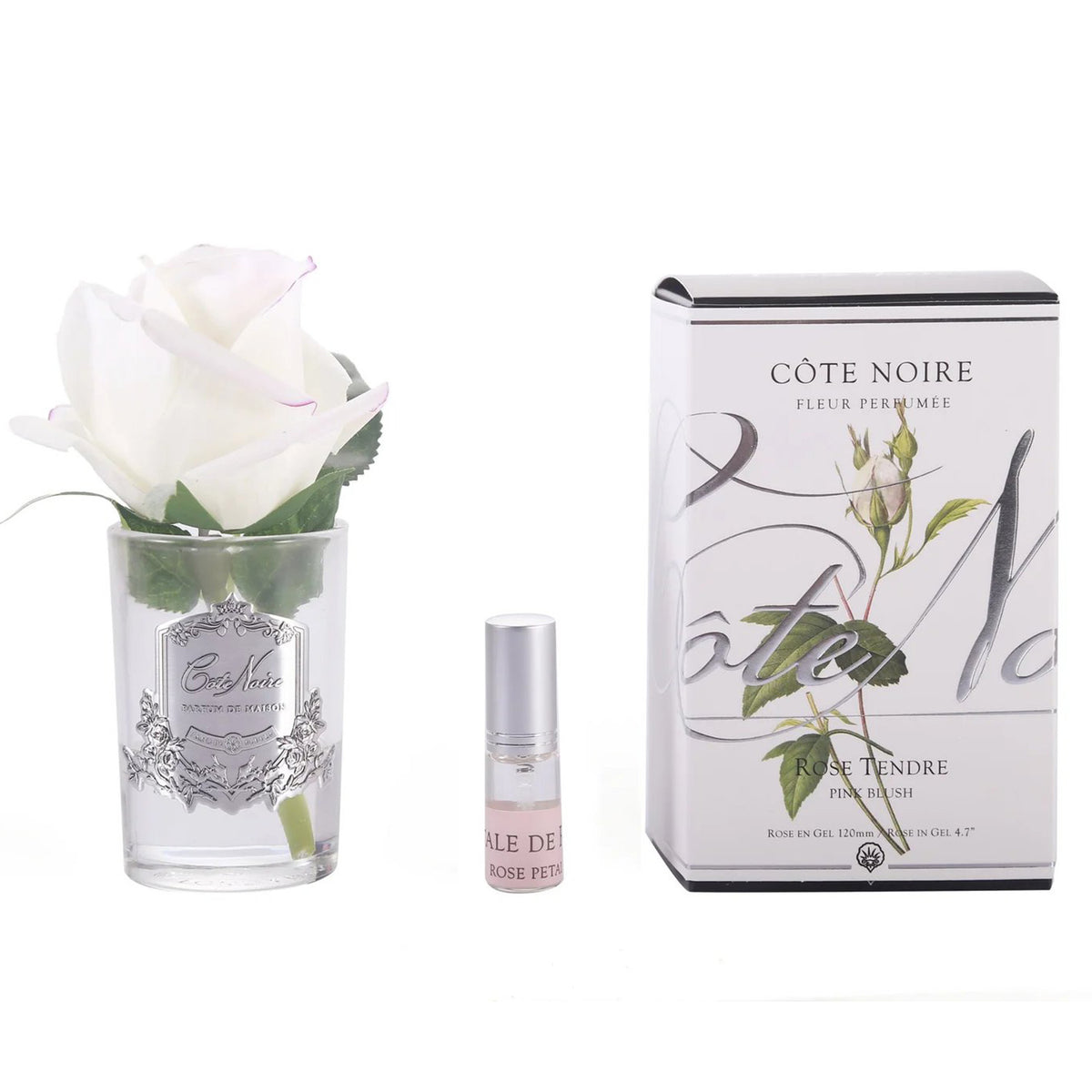 Cote Noire Perfumed Rose Bud Pink Blush Clear Gel Air Freshener