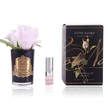 Cote Noire Perfumed Rose Bud French Pink Black Clear Gel Air Freshener