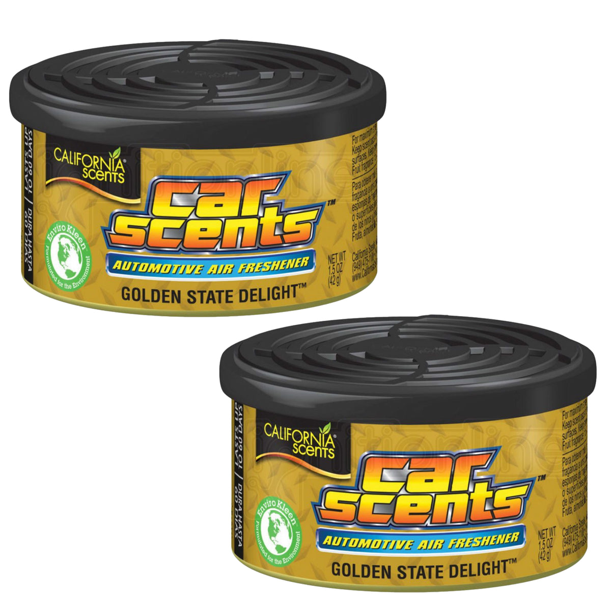 2 PCS California Car Scents Golden State Air Freshener