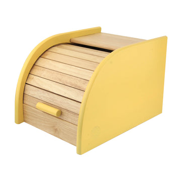 Set Of 2 Yellow Spice Rack Shelf Bread Bin