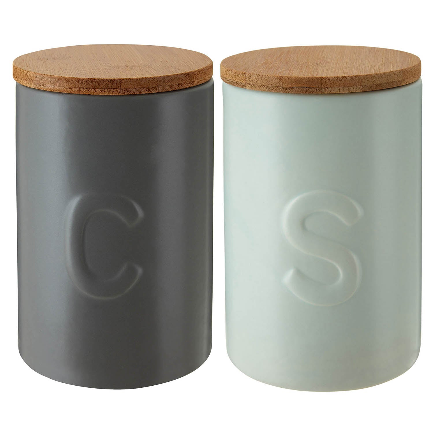 Set of 2 Fenwick Coffee & Sugar Canister