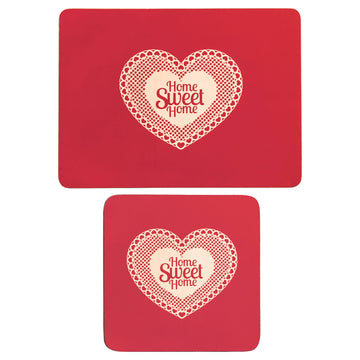 4 Piece Coaster and Placemat Set