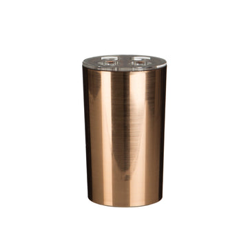 3-Piece Set Shine Rose Gold Toothbrush Holder Soap Dish & Toilet Brush