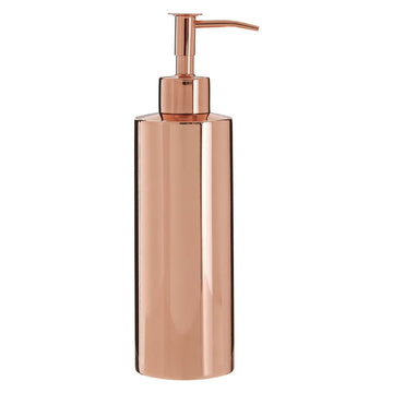 Set Of 2 Clara Rose Gold Liquid Dispenser And Toothbrush Holder