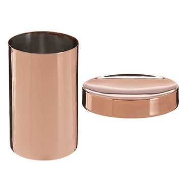 Set Of 2 Clara Rose Gold Bathroom Tumbler & Soap Dish