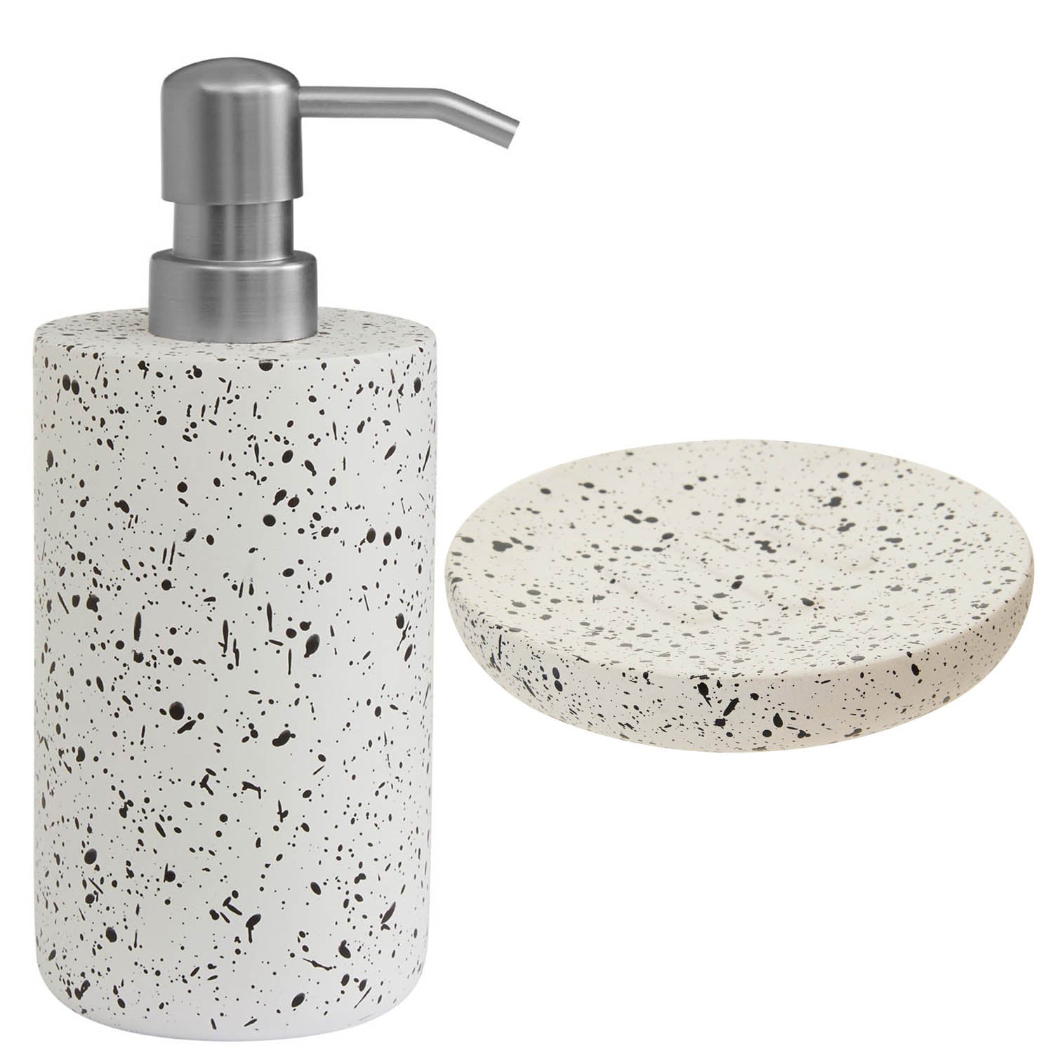 2pcs Bathroom Set Gozo Concrete Soap Dish