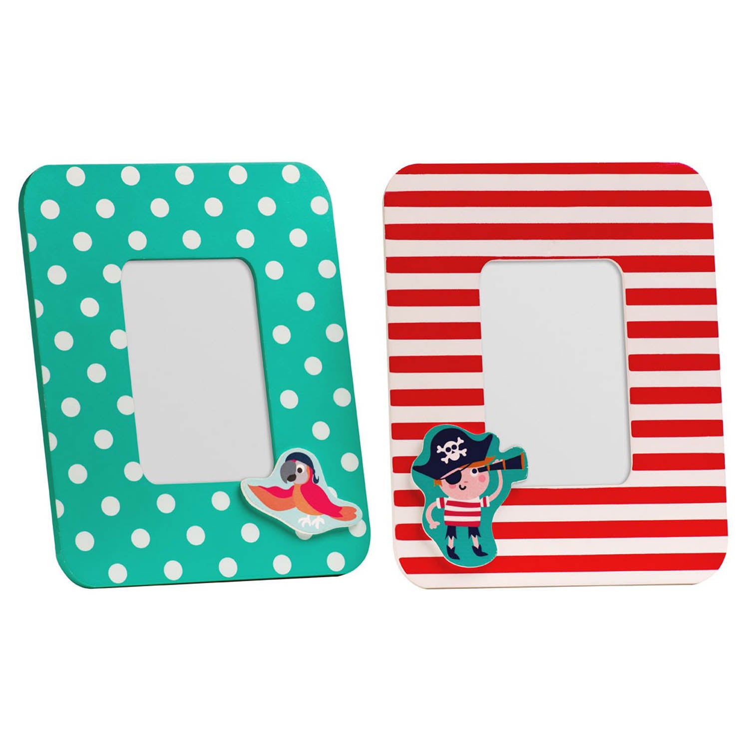 Set Of 2 Stylish 4 X 6Inch Pirate Photo Frame