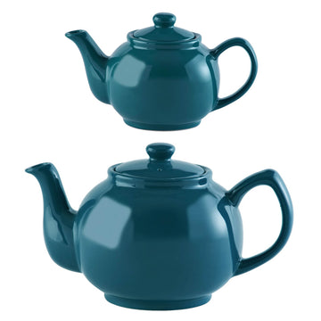 Set of 2 Price & Kensington Teal Porcelain Teapot