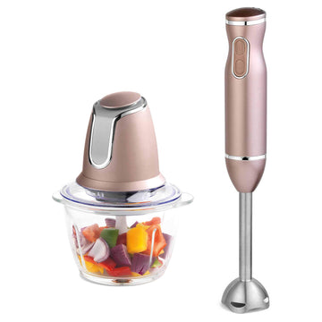 2pcs Salter Metallic Champagne Chopper Mixer