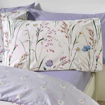 Catherine Lansfield Grasmere Floral Duvet Cover Set, Double, Lilac