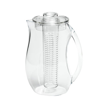 2Pcs 2L Acrylic Fruit Infusion Pitcher Jug