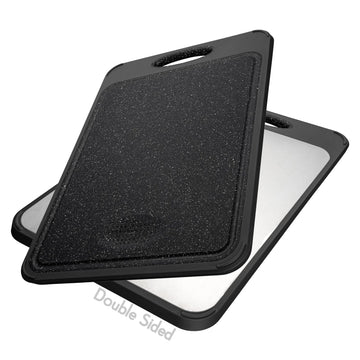 Double Sided Cutting Board Black Granite Effect