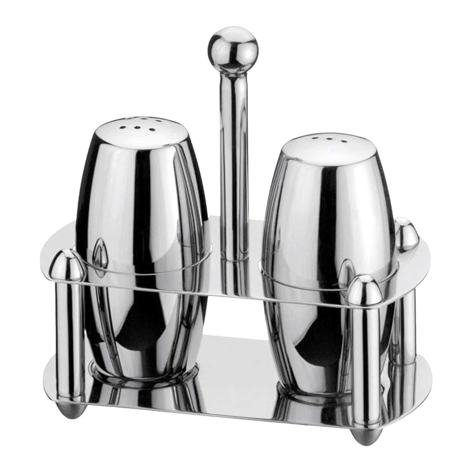 Grunwerg Bellux Stainless Steel Cruet Set