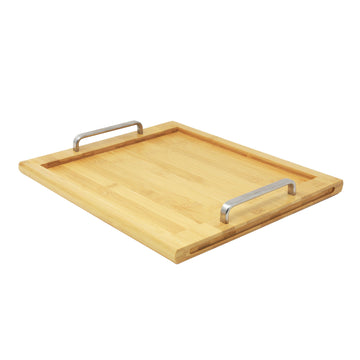 37x32cm Grunwerg Wooden Serving Tray