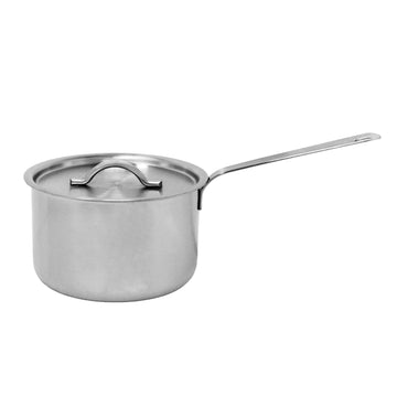 6Pcs 18/10 Stainless Steel Satin Finish 10.7cm Grunwerg Mini Sauce Pan with Lid