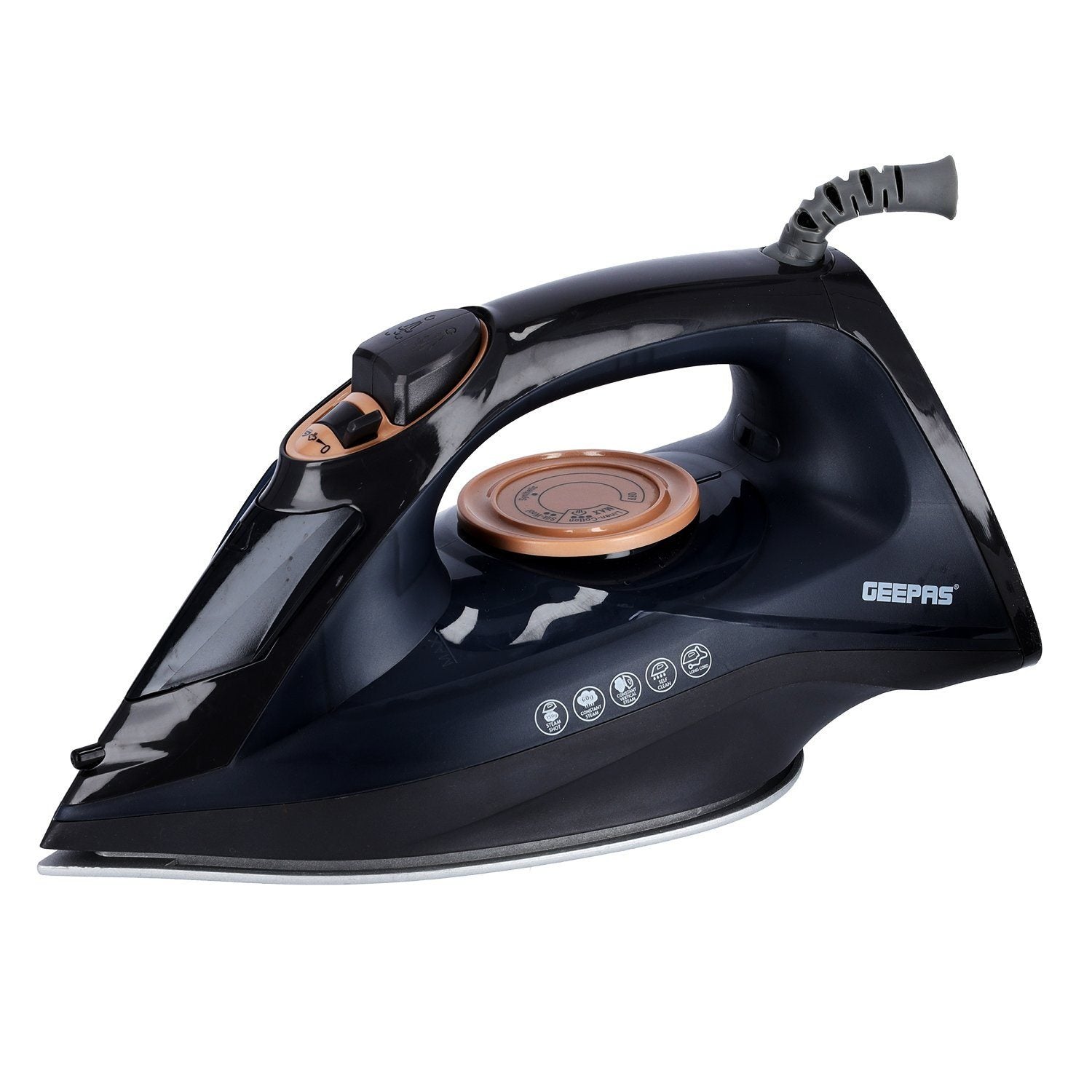 2400W Steam Iron Easy Gliding Ceramic Self Clean Soleplate