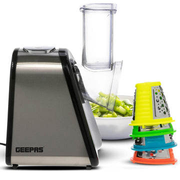 4 in 1 Electric Salad Maker Slicer Fruit Vegetable Grater Chopper