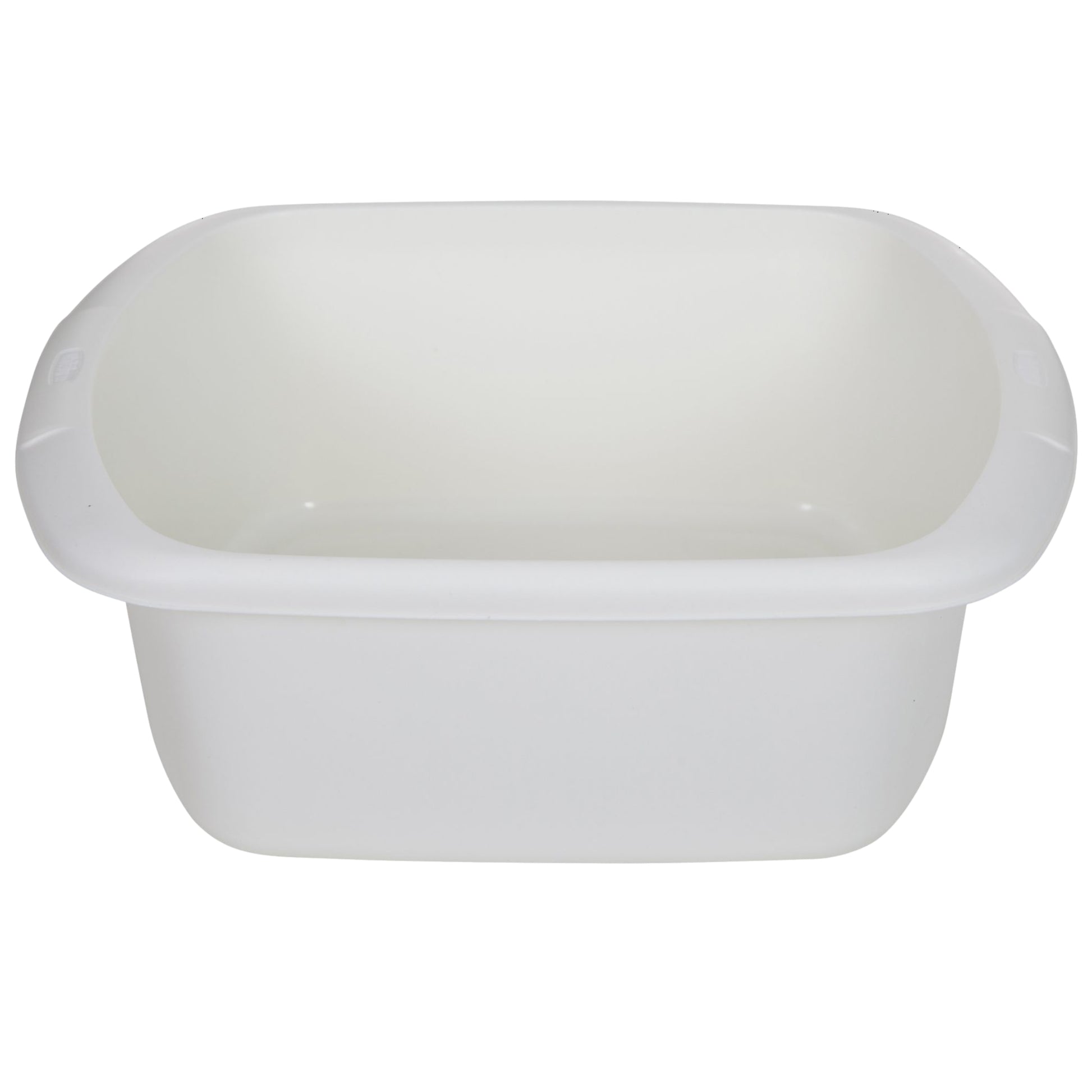 9L Washing Up Bowl For Kitchen Plastic Rectangular Cream