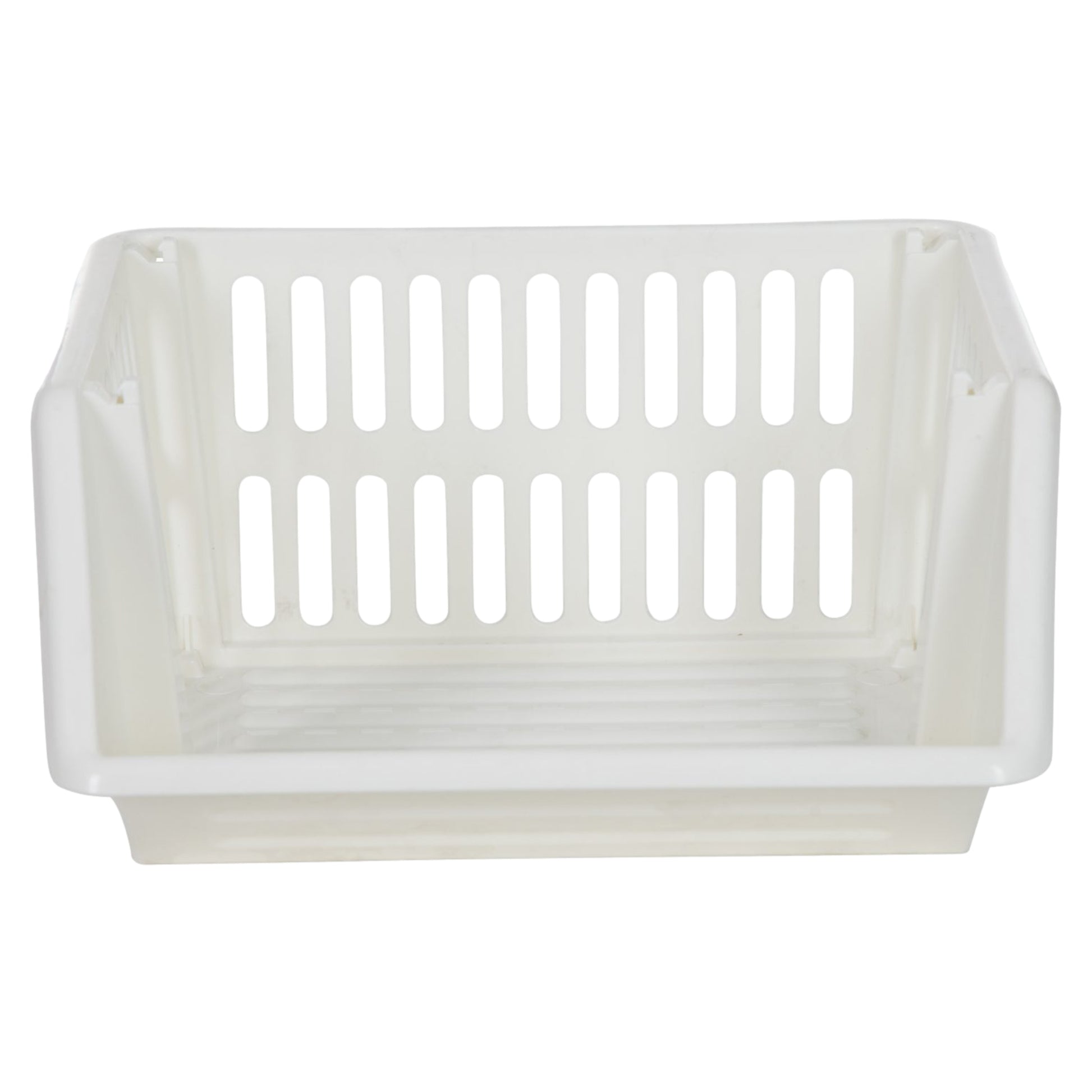 31cm Stackable Fruit Vegetable Basket Plastic Cream