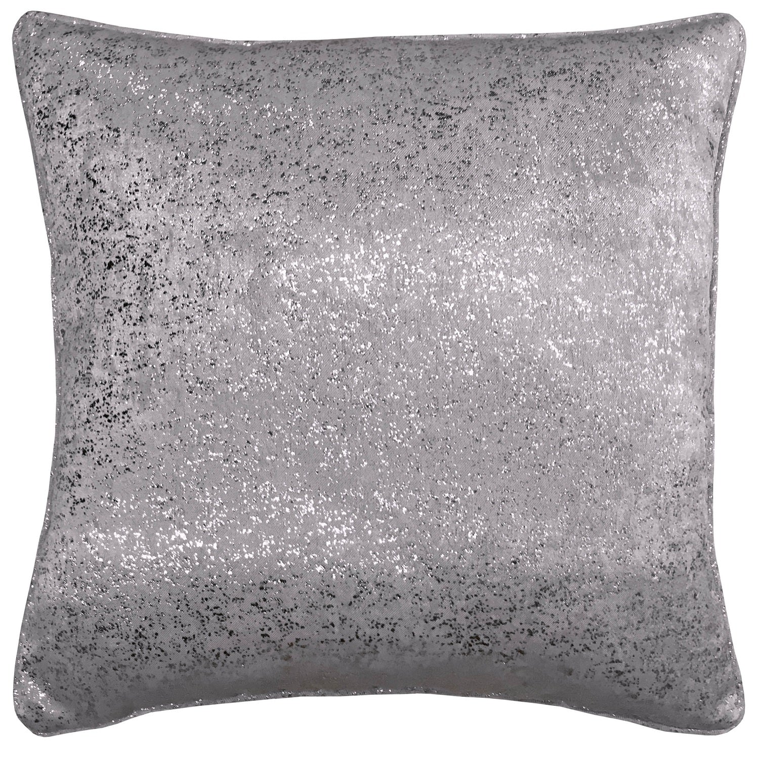17" Silver Grey Glitter Sparkle Cushion Cover