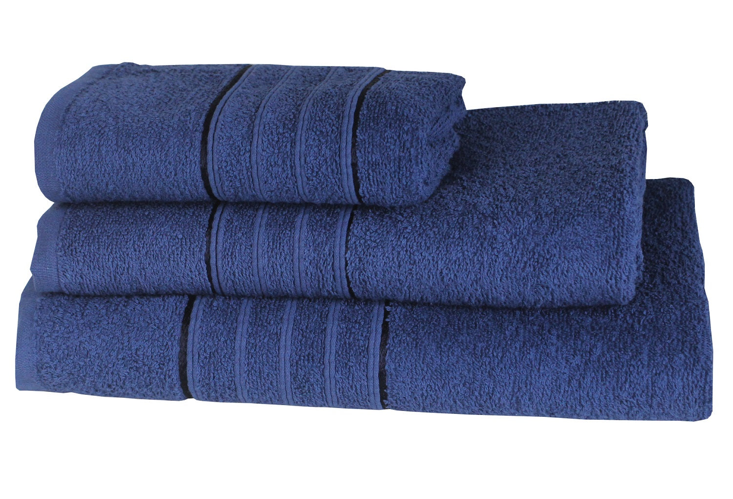 Navy and discount white bath towels