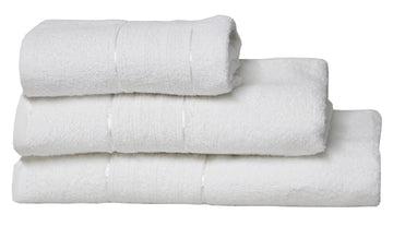 White Luxury Designer 100% Cotton Egyptian Hand Towel