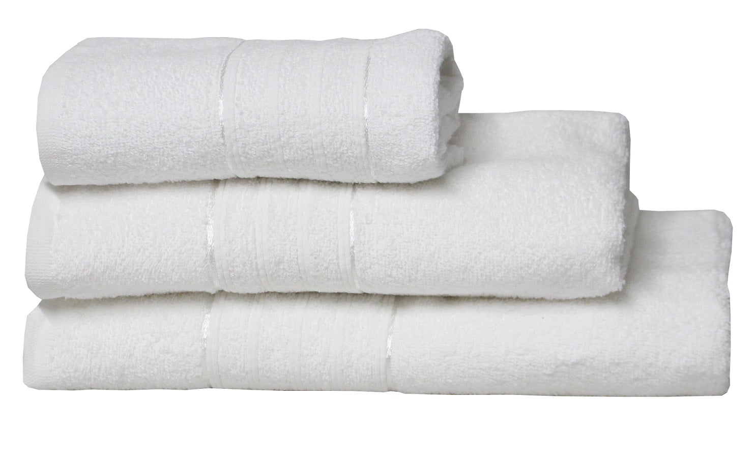 White Luxury Designer 100% Cotton Egyptian Hand Towel