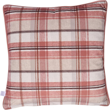 Highland Cow Terracotta Sofa Scatter Velvet Cushion Cover 43x43cm
