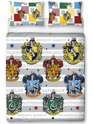 Harry Potter Duvet Cover Set, Double, Multi