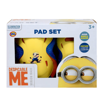 Despicable Me Yellow Knee Elbow Sports Protective Gear Set