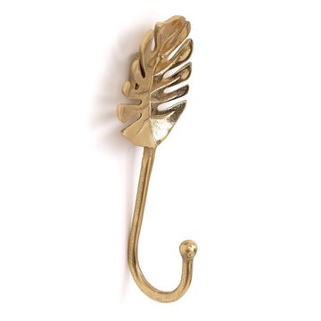 20cm Gold Leaf Clothes Wall Hook