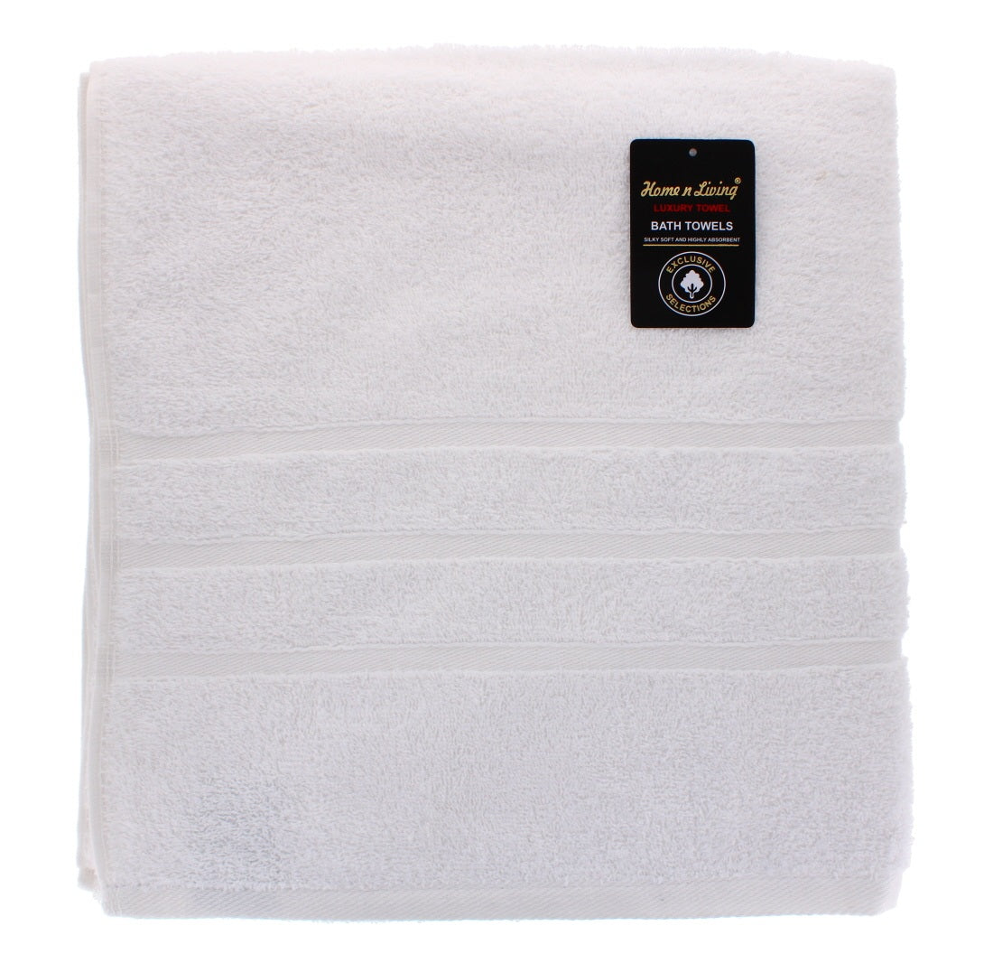 Hotel Collection Bath Towel Designer Cotton Soft Fluffy Absorbent Towels White