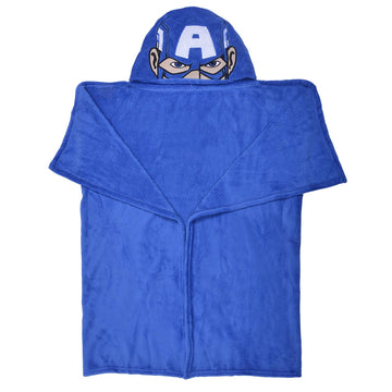 Marvel Avengers Captain America Hooded Cuddle Blanket