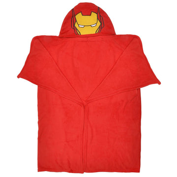 Marvel Avengers Iron Man Hooded Children Cuddle Blanket