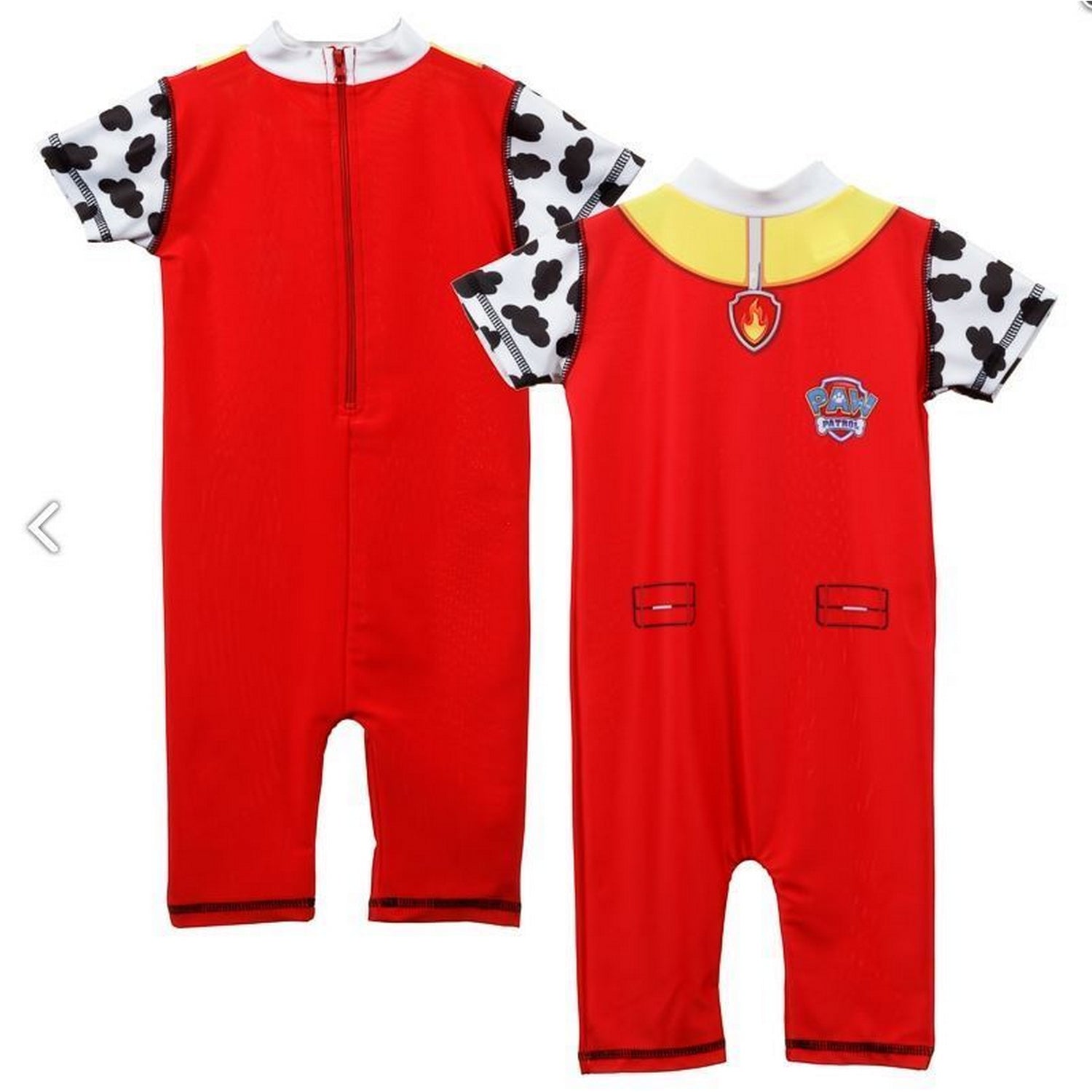 Paw Patrol Character Boys Uv Protection Swim Wear