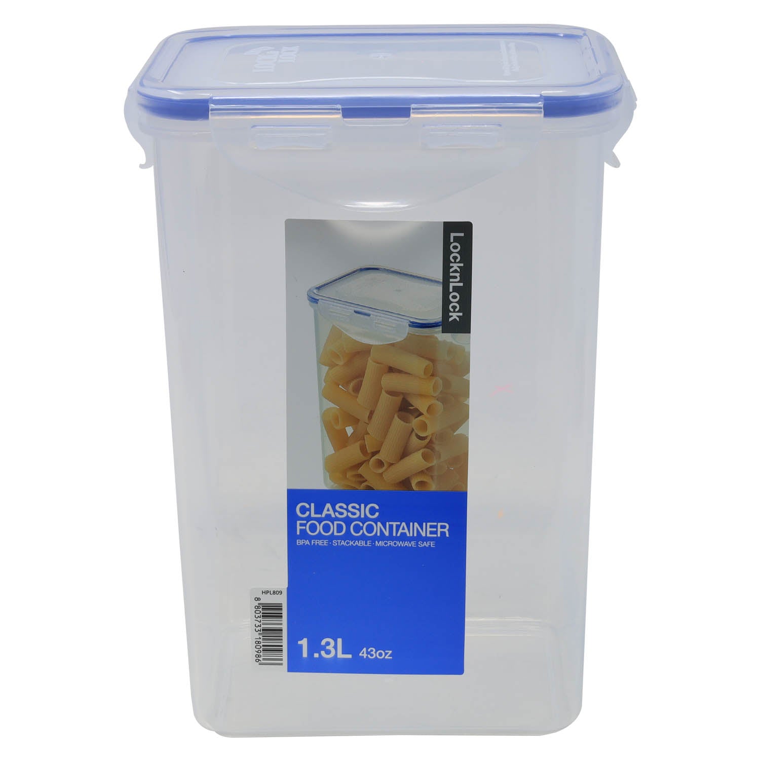 LocknLock 1.3L Tall Airtight Plastic Food Storage Container