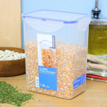 Lock & Lock 1.8L Food Storage Container Tall Rectangular Airtight Stackable