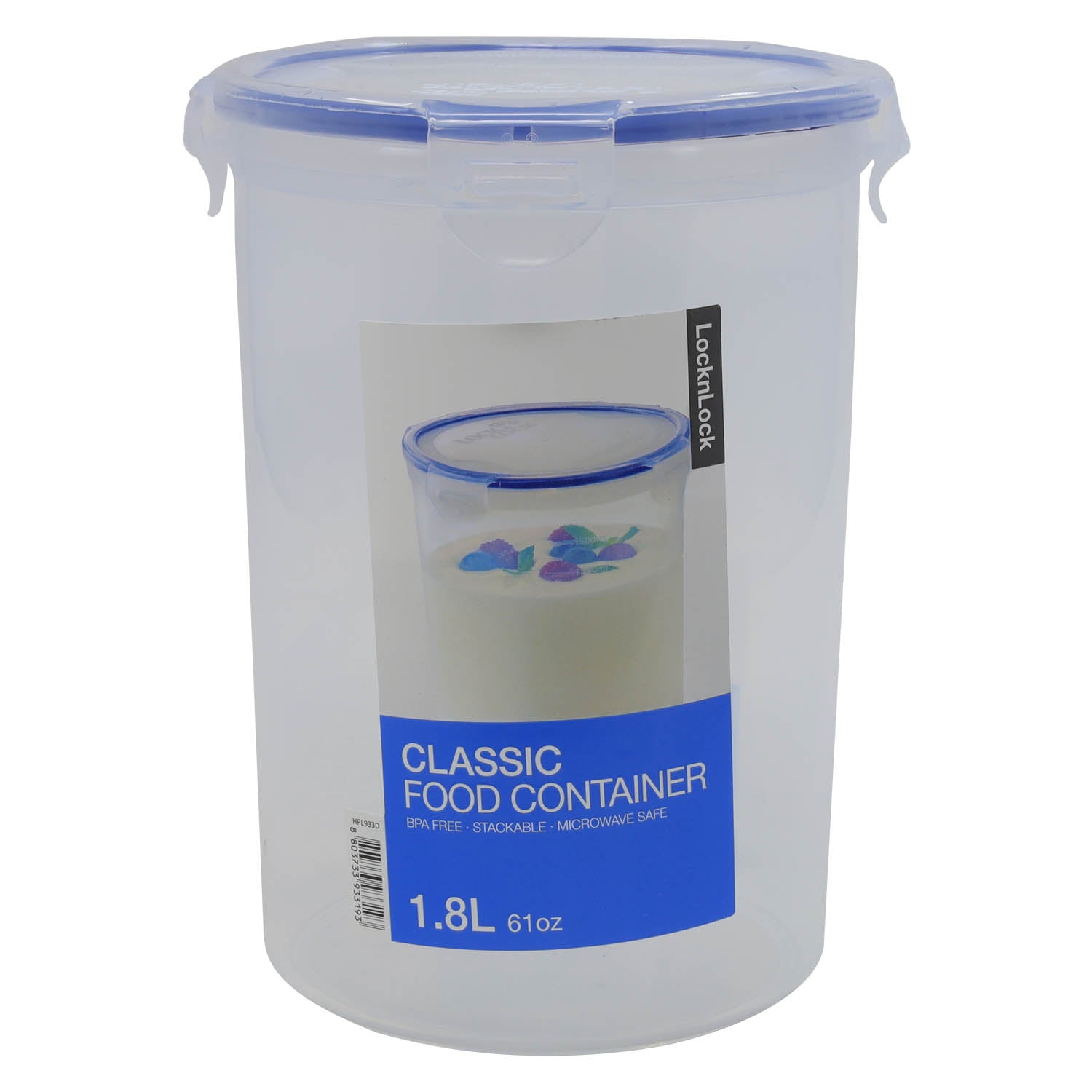 LockNLock 1.8l Round Airtight Food Storage Container