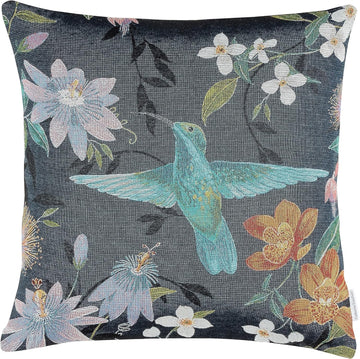 Catherine Lansfield Hummingbird Garden Filled Cushion - Navy