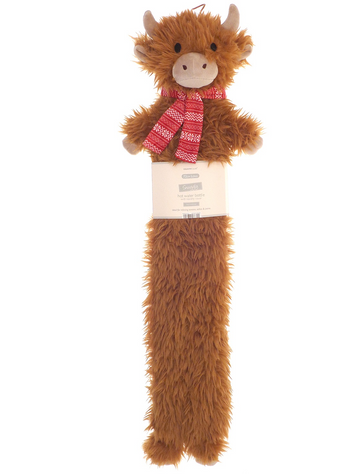 Highland Cow Hot Water Bottle Neck Body Shoulder Warmer + Novelty Cover Natural