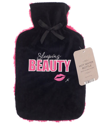Beauty Hot Water Bottle Neck Body Shoulder Warmer + Novelty Cover Pink