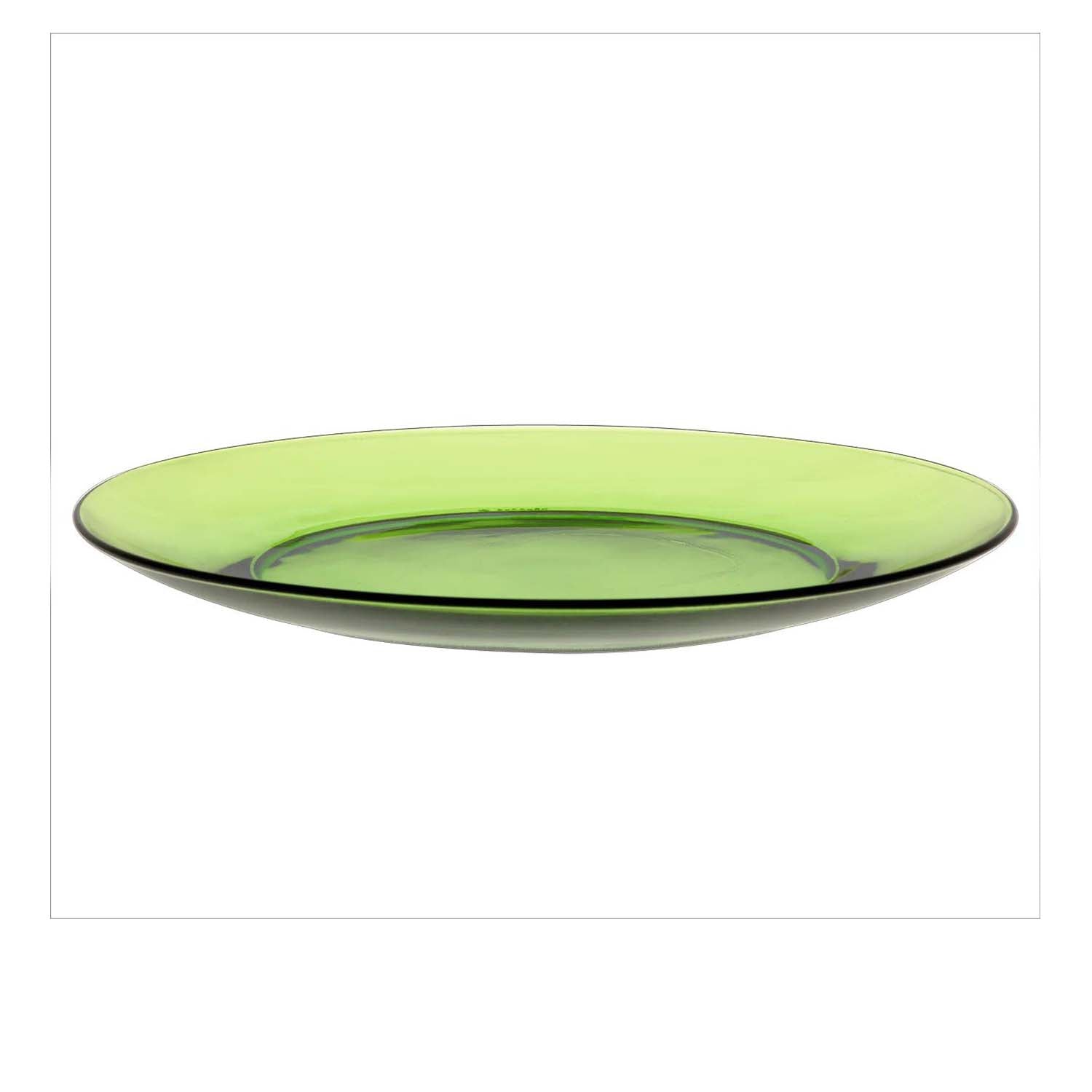 23.5cm Green Lys Round Dinner Plate