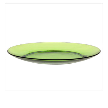 23.5cm Green Lys Round Dinner Plate