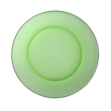 23.5cm Green Lys Round Dinner Plate