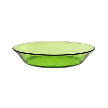 6Pcs Duralex 19.5cm Green Round Tempered Glass Soup Plates