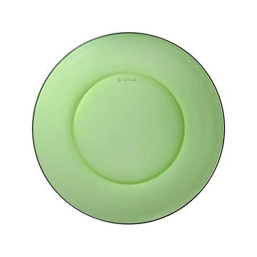 19cm Green Lys Round Dessert Plate