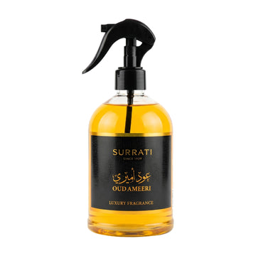 Surrati Oud Ameeri 500ml Room & Fabric Freshener - Arabian Oud Luxury Fragrance Spray