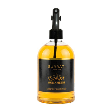Surrati Oud Ameeri 500ml Room & Fabric Freshener - Arabian Oud Luxury Fragrance Spray