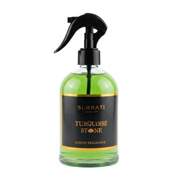 Surrati Turquoise Stone 500ml Room & Fabric Freshener - Fresh Aquatic Luxury Fragrance Spray